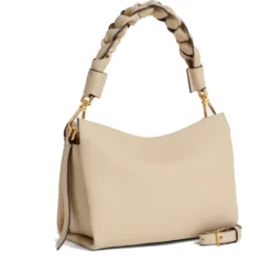 Borsa Donna a Mano COCCINELLE linea Boheme Small in Pelle Sandshell - Seagrass