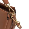Borsa Donna a Mano COCCINELLE linea Boheme Small in Pelle Cognac - Nero