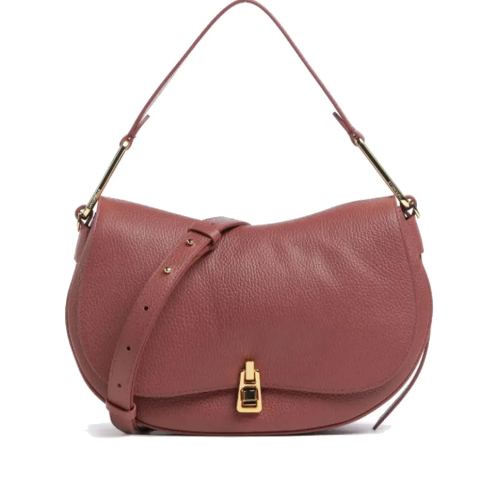 Borsa Donna a Mano COCCINELLE linea Magie Medium in Pelle Brandy