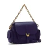 Borsa Donna a Mano COCCINELLE in Pelle Colore Royal Blue linea Campus Mini