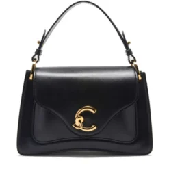 Borsa Donna a Mano COCCINELLE in Pelle linea C-Me Calf Cocker Small Colore Nero