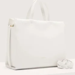 Borsa Donna a Mano COCCINELLE in Pelle linea Boheme Large colore Brillant White