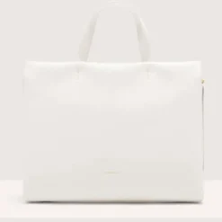 Borsa Donna a Mano COCCINELLE in Pelle linea Boheme Large colore Brillant White