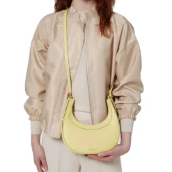 Borsa Donna a Mano con Tracolla COCCINELLE in Pelle Sangria Linea Whisper