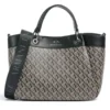 Borsa Donna a Mano con Tracolla ARMANI EXCHANGE colore Brown Bass - Black Linea Wave