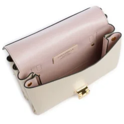 Borsa Donna a Mano con Tracolla COCCINELLE Linea Arlettis in Pelle colore Sandshell