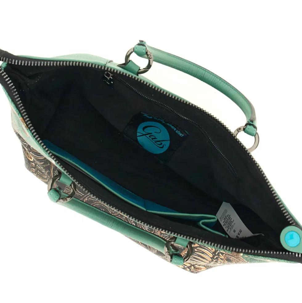 Borsa Donna a Mano con Tracolla GABS G3 PLUS Large in Pelle stampa Rosone