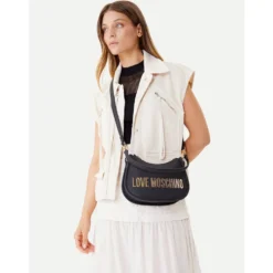 Borsa Donna a Mano con Tracolla LOVE MOSCHINO linea Bold Bag colore Nero