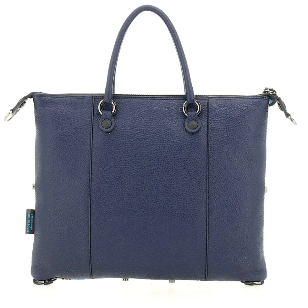 Borsa Donna a Mano con Tracolla GABS G3 PLUS Medium in Pelle stampa Maioliche