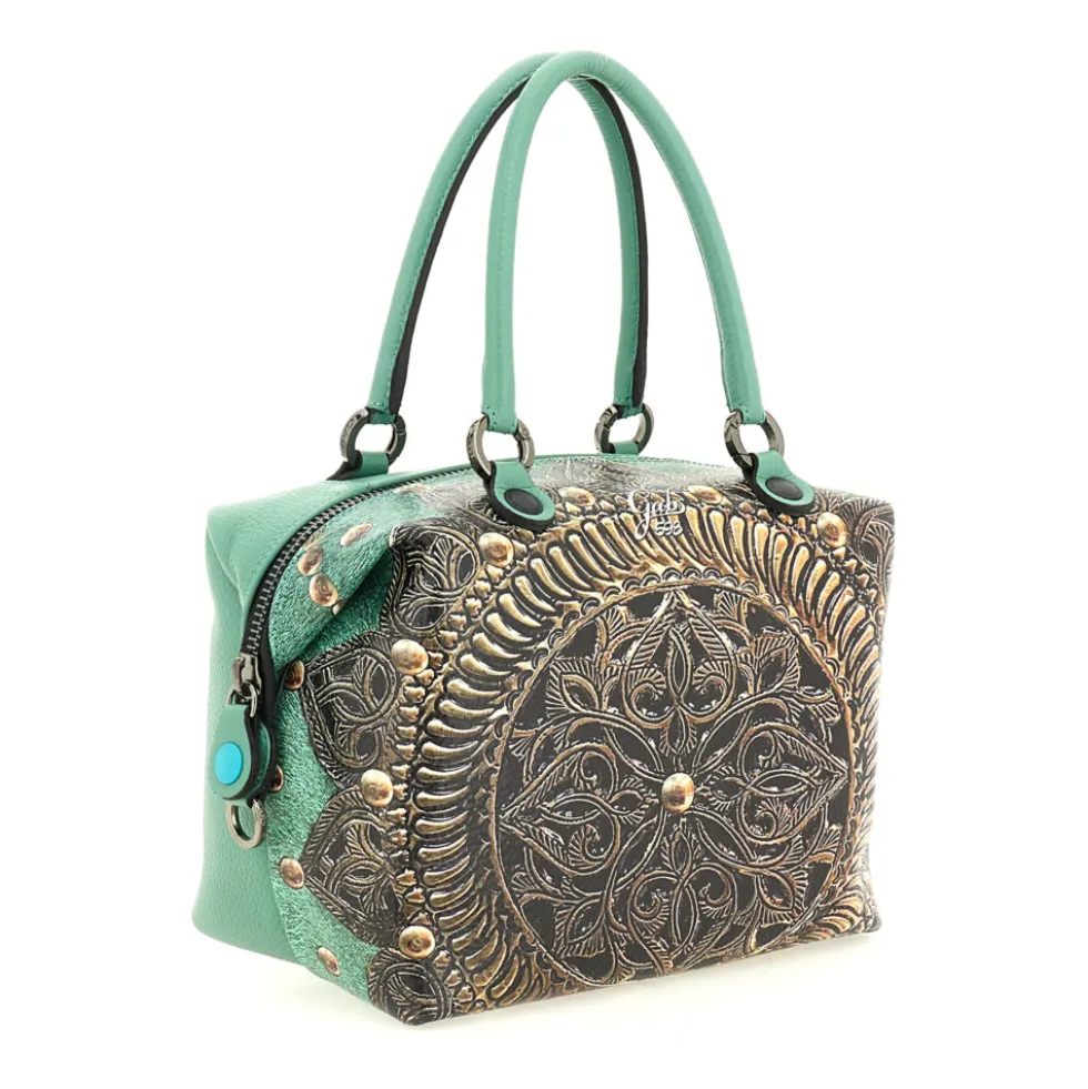 Borsa Donna a Mano con Tracolla GABS G3 PLUS Medium in Pelle stampa Rosone