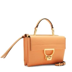 Borsa Donna a Mano con Tracolla COCCINELLE in Pelle Linea Arlettis colore Sunrise