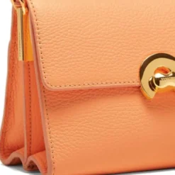 Borsa Donna a Mano con Tracolla COCCINELLE in Pelle linea Binxie Small colore Sunrise