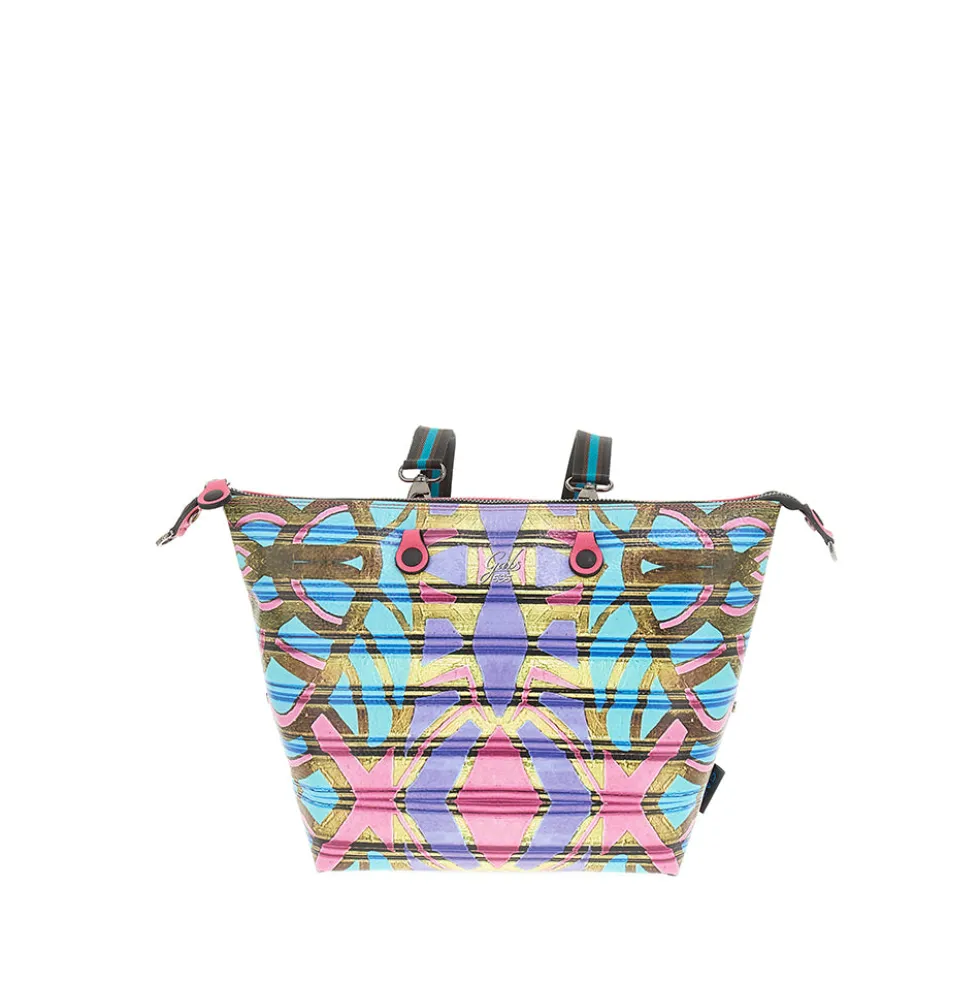 Borsa Donna a Mano con Tracolla GABS G3 PLUS Large in Pelle stampa Maori