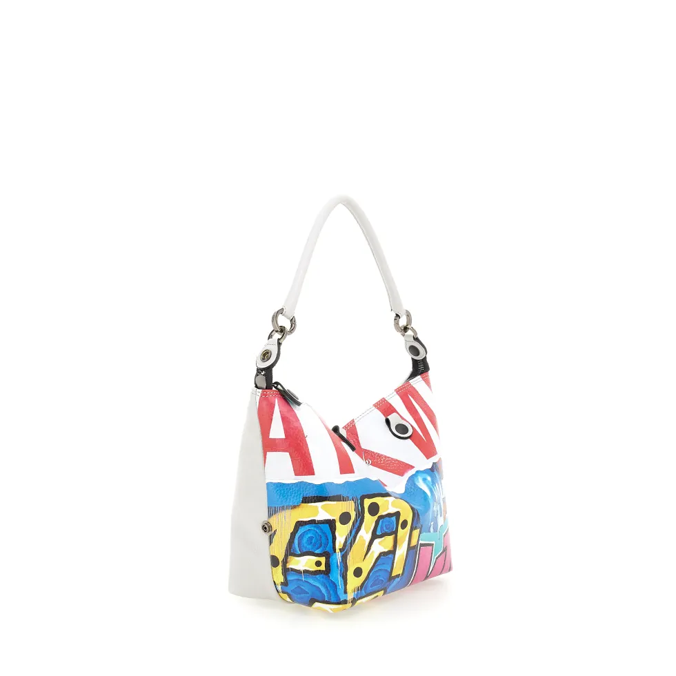 Borsa Donna a Mano con Tracolla GABS G3 PLUS Trip in Pelle stampa Graffiti Large