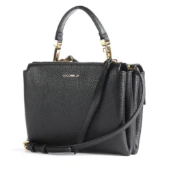 Borsa Donna a Mano con Tracolla COCCINELLE in Pelle Linea Arlettis colore Nero - E1MD555B701