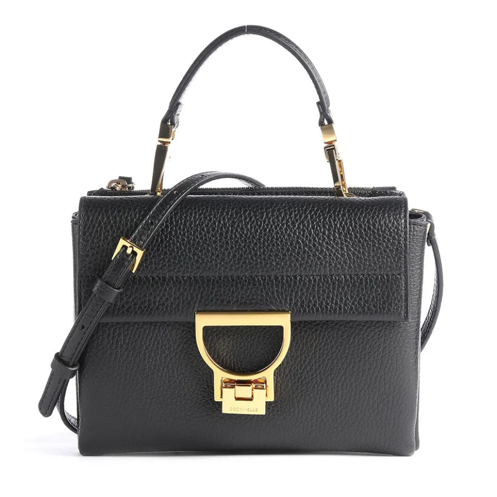 Borsa Donna a Mano con Tracolla COCCINELLE in Pelle Linea Arlettis colore Nero - E1MD555B701