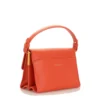Borsa Donna a Mano con Tracolla COCCINELLE in Pelle linea Binxie Small colore Tangerine