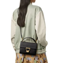 Borsa Donna a Mano con Tracolla COCCINELLE in Pelle Linea Arlettis Mini colore Nero