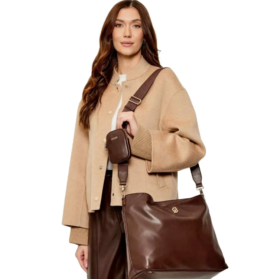 Borsa Donna a Mano con Tracolla LIU JO Better Moro Light