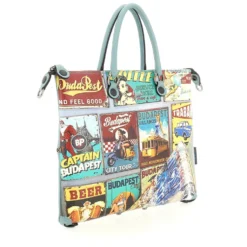 Borsa Donna a Mano con Tracolla GABS G3 PLUS Large in Pelle stampa Budapest