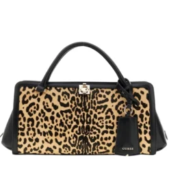 Borsa Donna a Mano GUESS Linea Audrey Fantasia Leopard