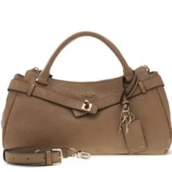 Borsa Donna a Mano GUESS Linea Ella colore Beige Logo