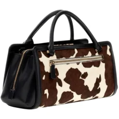 Borsa Donna a Mano GUESS Linea Audrey Fantasia Cow