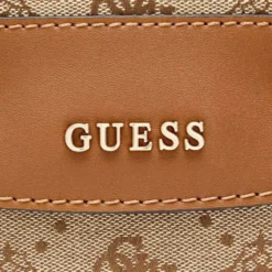 Borsa Donna a Mano GUESS Linea Melinda Colore Latte Logo Misura Piccola