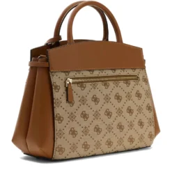 Borsa Donna a Mano GUESS Linea Melinda Colore Latte Logo