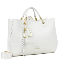 Borsa Donna a Mano Large BRACCIALINI linea Beth Bianco
