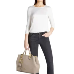Borsa Donna a Mano Large BRACCIALINI linea Beth Grigio