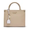 Borsa Donna a Mano LIU JO Better stampa Bottalata Dark Cipria con Charm