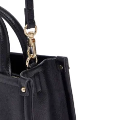 Borsa Donna a Mano LIU JO Better stampa Bottalata Nera con Charm