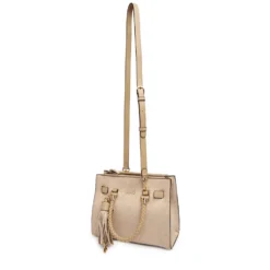 Borsa Donna a Mano LIU JO Neutro con Logo Monogram All Over