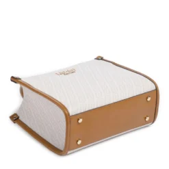 Borsa Donna a Mano LIU JO stampa Monogram Bianco