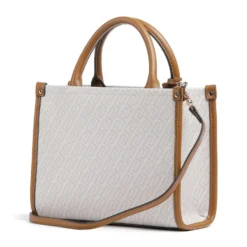 Borsa Donna a Mano LIU JO stampa Monogram Bianco