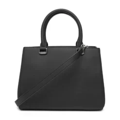 Borsa Donna a Mano LOVE MOSCHINO linea Bold Bag colore Nero e Nikel