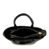 Borsa Donna a Mano LOVE MOSCHINO Nera con Cuore Rosso con Logo