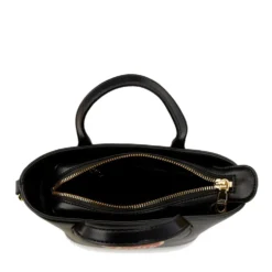 Borsa Donna a Mano LOVE MOSCHINO Nera con Cuore Rosso con Logo