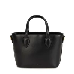 Borsa Donna a Mano LOVE MOSCHINO Nera con Cuore Rosso con Logo
