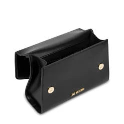 Borsa Donna a Mano LOVE MOSCHINO Nera con Cuore Logato