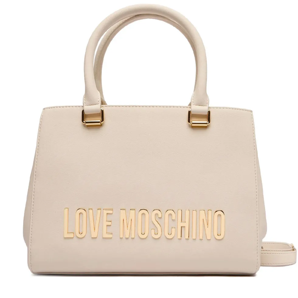 Borsa Donna a Mano LOVE MOSCHINO linea Bold Bag Avorio