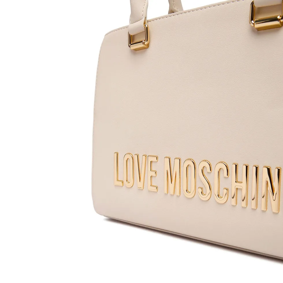 Borsa Donna a Mano LOVE MOSCHINO linea Bold Bag Avorio