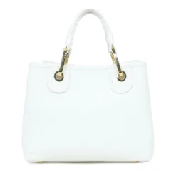 Borsa Donna a Mano Media BRACCIALINI linea Beth Strass Bianco
