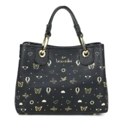 Borsa Donna a Mano Media BRACCIALINI linea Beth Strass Nera