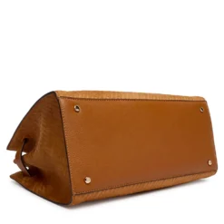 Borsa Donna a Mano Media LIU JO Marrone con Logo Monogram All Over