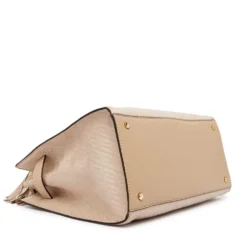 Borsa Donna a Mano Media LIU JO Neutro con Logo Monogram All Over