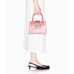Borsa Donna a Mano Mini ARMANI EXCHANGE colore Hot Sauce