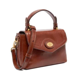 Borsa Donna a Mano Mini THE BRIDGE linea Story in Pelle Marrone