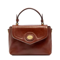 Borsa Donna a Mano Mini THE BRIDGE linea Story in Pelle Marrone